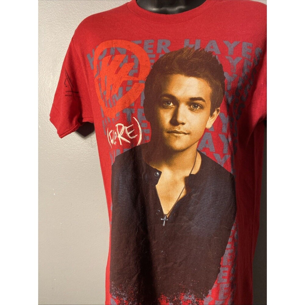 Hunter Hayes Signed Tour T Shirt Encore Red Am Tultex Small Signed by Hunter - Picture 2 of 4